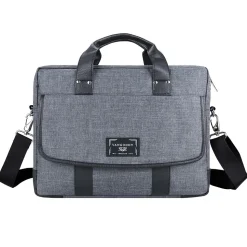 Vangoddy Chrono Grey Laptop Messenger Bag Fit 14 to 15.6 Inch Laptop (MSBLEA133)