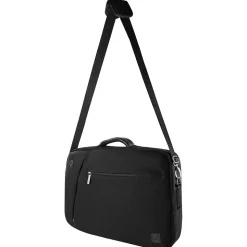 Vangoddy Laptop Messenger, Black Nylon (LAPLEA043)