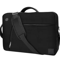 Vangoddy Laptop Messenger, Black Nylon (LAPLEA033)