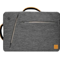 VanGoddy Laptop Messenger, Gray Nylon (LAPLEA022)