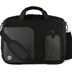 Vangoddy Nylon Casual Messenger Bag, Black (PT_NBKLEA782_17)