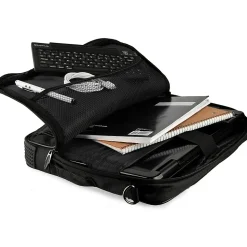 Vangoddy Nylon Casual Messenger Bag, Black (PT_NBKLEA782_17)