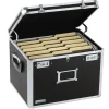 Vaultz Aluminum Locking File Chest, Letter/Legal, Black (VZ00634)