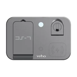 Veho DS-7 USB Type-C Charging Station for iPhone/Samsung/AirPods, Black (VWC-004-DS7)