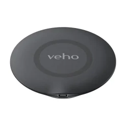 Veho DS-6 USB Type-C Wireless Charging Pad, Black (VWC-002-DS-6)