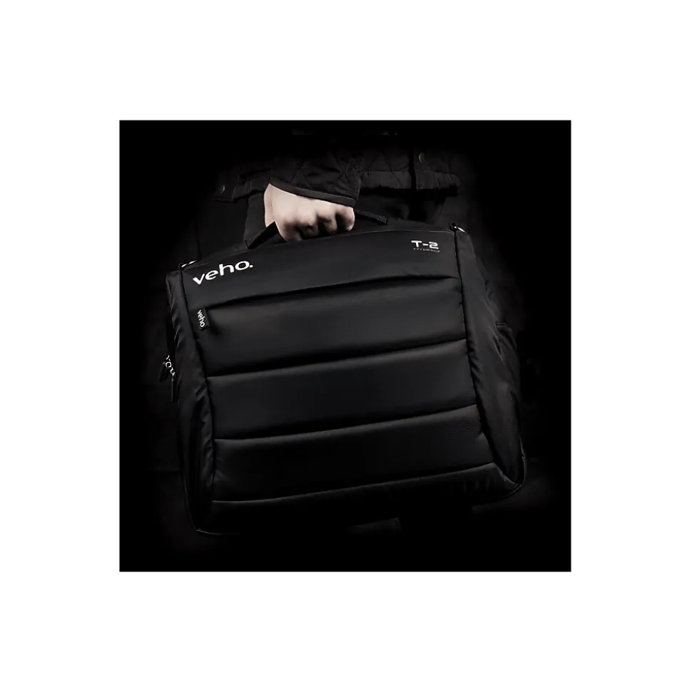 Veho T-2 15.6" Polyester Laptop Bag, Black (VNB-001-T2)
