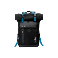 Veho TX-4 Laptop Backpack, Large, Black/Blue (VNB-004-TX4)