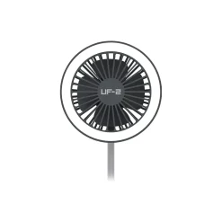 Veho UF-2 Wireless Charging Stand with Fan and LED Light, Gray (VUF-002-UF2)