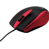 Verbatim 99742 Corded Notebook Optical Wireless Laser Mouse, Red