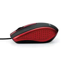 Verbatim 99742 Corded Notebook Optical Wireless Laser Mouse, Red