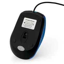Verbatim Corded Notebook Optical 99743 Mouse, Blue