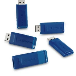 Verbatim 8GB USB 2.0 Type A Flash Drive, Blue (99121)
