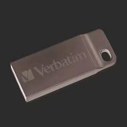 Verbatim Metal Executive 32GB USB 2.0 Type A Flash Drive, Silver (98749)
