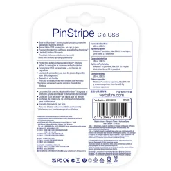 Verbatim PinStripe 16GB USB 2.0 Type A Flash Drive, Blue/Green (99149)