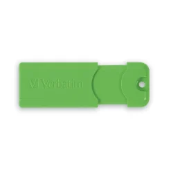 Verbatim PinStripe 128GB USB 3.2 Type-A Flash Drive, Red/Green/Blue, 3/Pack (70390)