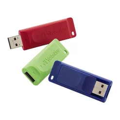 Verbatim Store 'n' Go 8GB USB 2.0 Type A Flash Drive, Assorted Colors (98703)