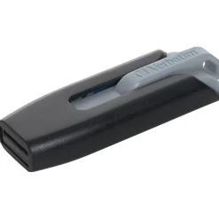 Verbatim Superspeed 16GB USB 3.0 Type A Flash Drive, Black and Gray (49172)