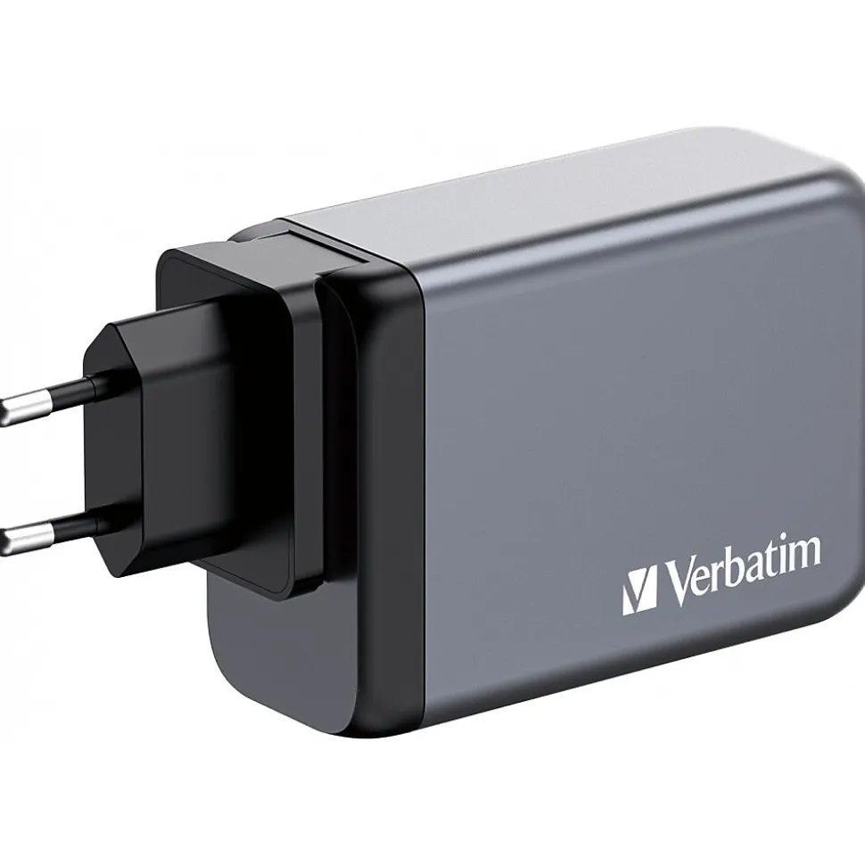 Verbatim USB Type-A/USB Type-C Wall Charger, Gray (32205)