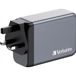 Verbatim USB Type-A/USB Type-C Wall Charger, Gray (32205)