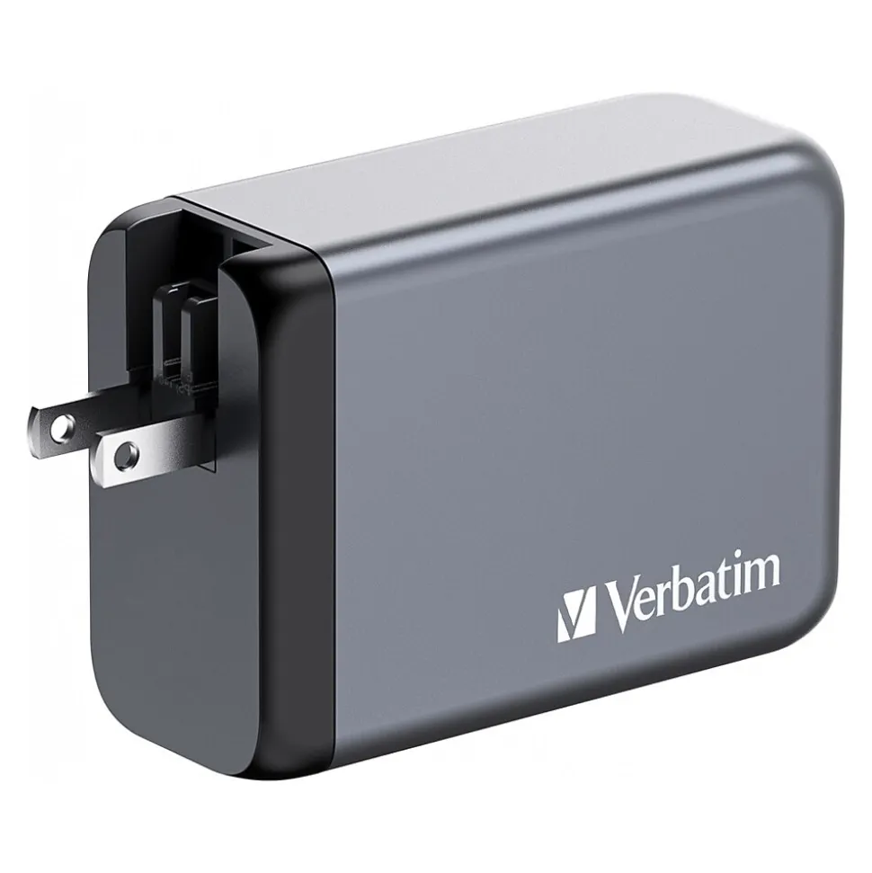 Verbatim USB Type-A/USB Type-C Wall Charger, Gray (32205)