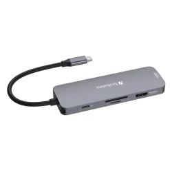 Verbatim USB-C Pro Multiport Hub 8-Port USB-C Hub, Black (32151)