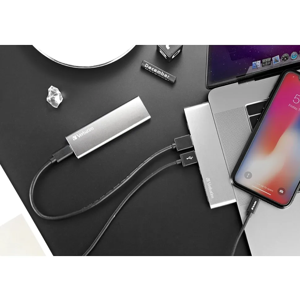 Verbatim Vx500 2TB USB 3.2 External Solid-State Drive (47454)