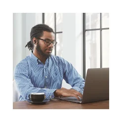 Verbatim Wired Ambient Sound Headphones, Black, 50/Carton (99711CT)