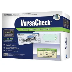 VersaCheck UV Secure Business Security Voucher Check Refills, 8.5" x 11", Green, 500 Sheets/Pack (10GE02-0349)