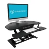 VersaDesk PowerPro 36"W Electric Adjustable Standing Corner Desk Converter, Black (VT77136330101)