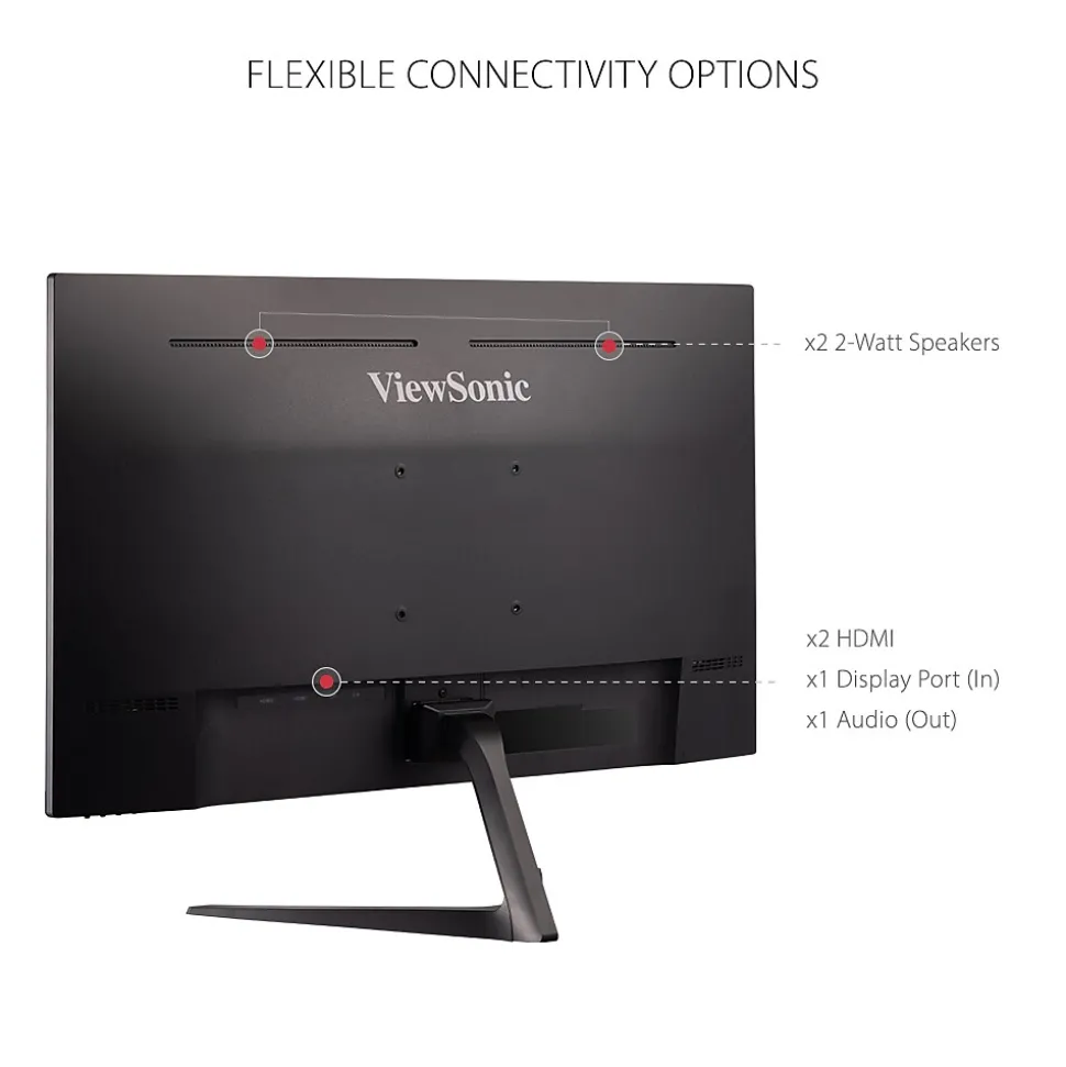 ViewSonic 27" 165 Hz LED Gaming Monitor, Black (VX2718-P-MHD)