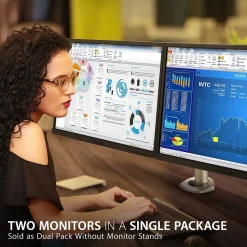 ViewSonic 24" Dual Pack 1080p IPS LED Monitors, Black (VG2448_H2)