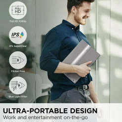 ViewSonic 15.6" 60Hz LCD Monitor, Black (VG1655)