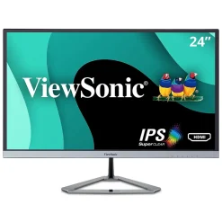 ViewSonic 24" 75Hz LCD Monitor, Silver (VX2476-SMHD)