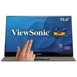 ViewSonic 15.6" 60Hz LED Monitor, Black (TD1655)