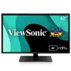 ViewSonic 43" 4K Ultra HD 60 Hz LED Monitor, Black (VX4381-4K)