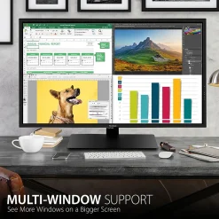 ViewSonic 43" 4K Ultra HD 60 Hz LED Monitor, Black (VX4381-4K)