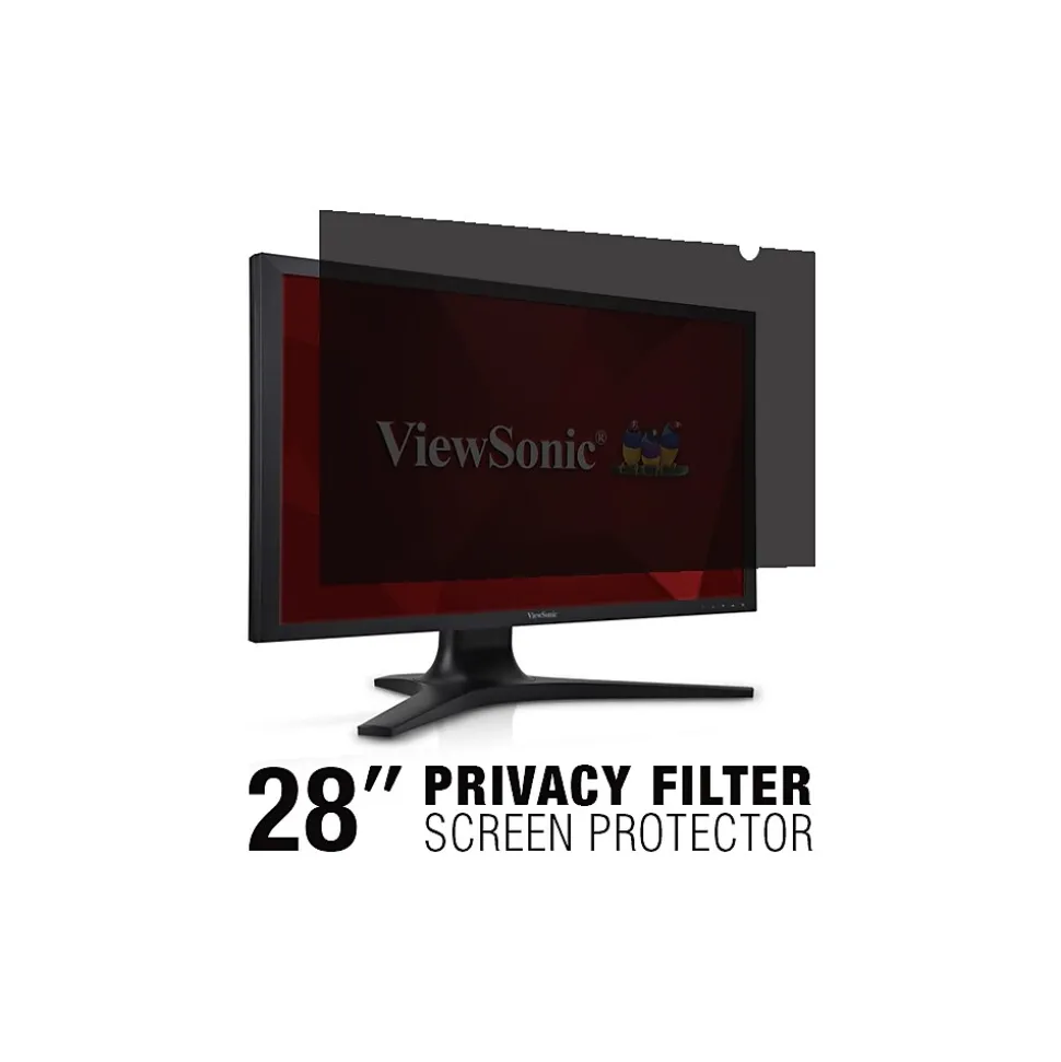 ViewSonic Anti-Glare Privacy Filter & Screen Protector for 28" Widescreen Monitor (16:9) (VSPF2800)