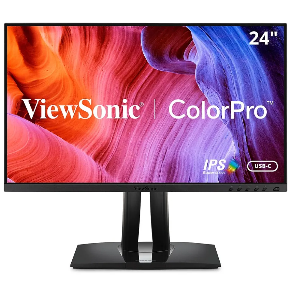 ViewSonic ColorPro 24" 60Hz LCD Monitor, Black (VP2456)