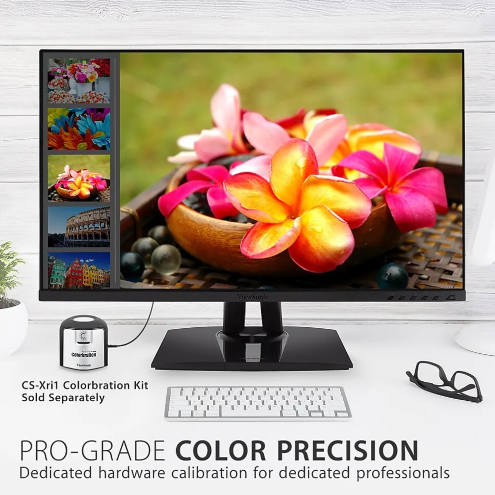 ViewSonic ColorPro 27" 60Hz LED Monitor, Black (VP2756-2K)