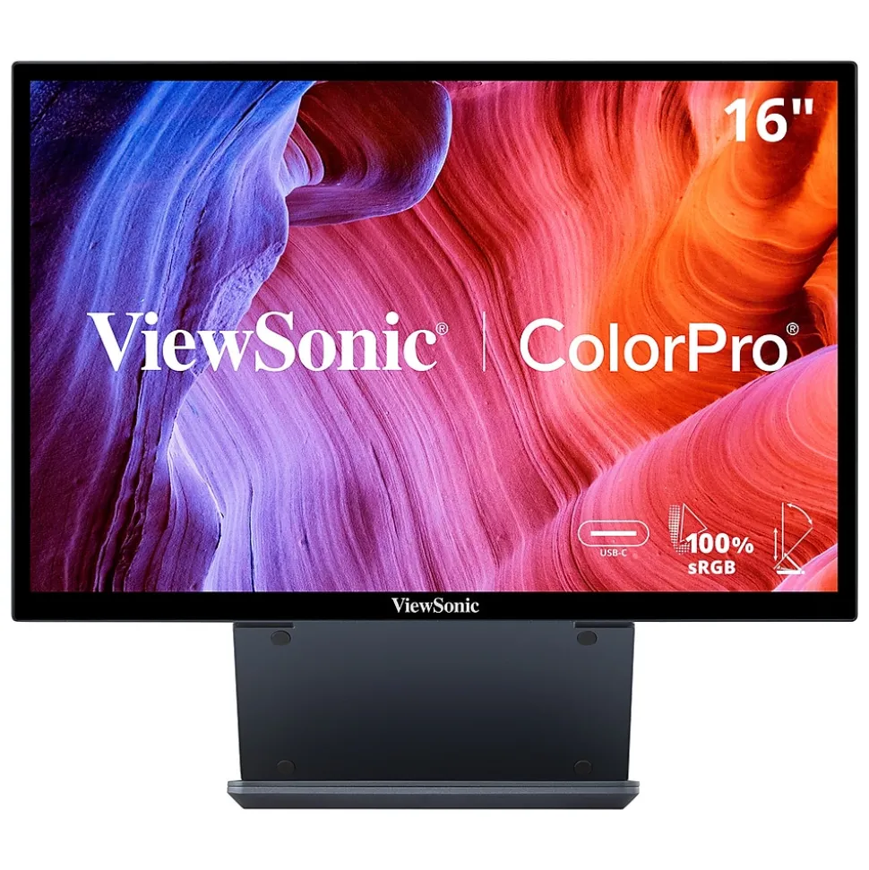 ViewSonic ColorPro 16" 75Hz LED Monitor, Black (VP1656)