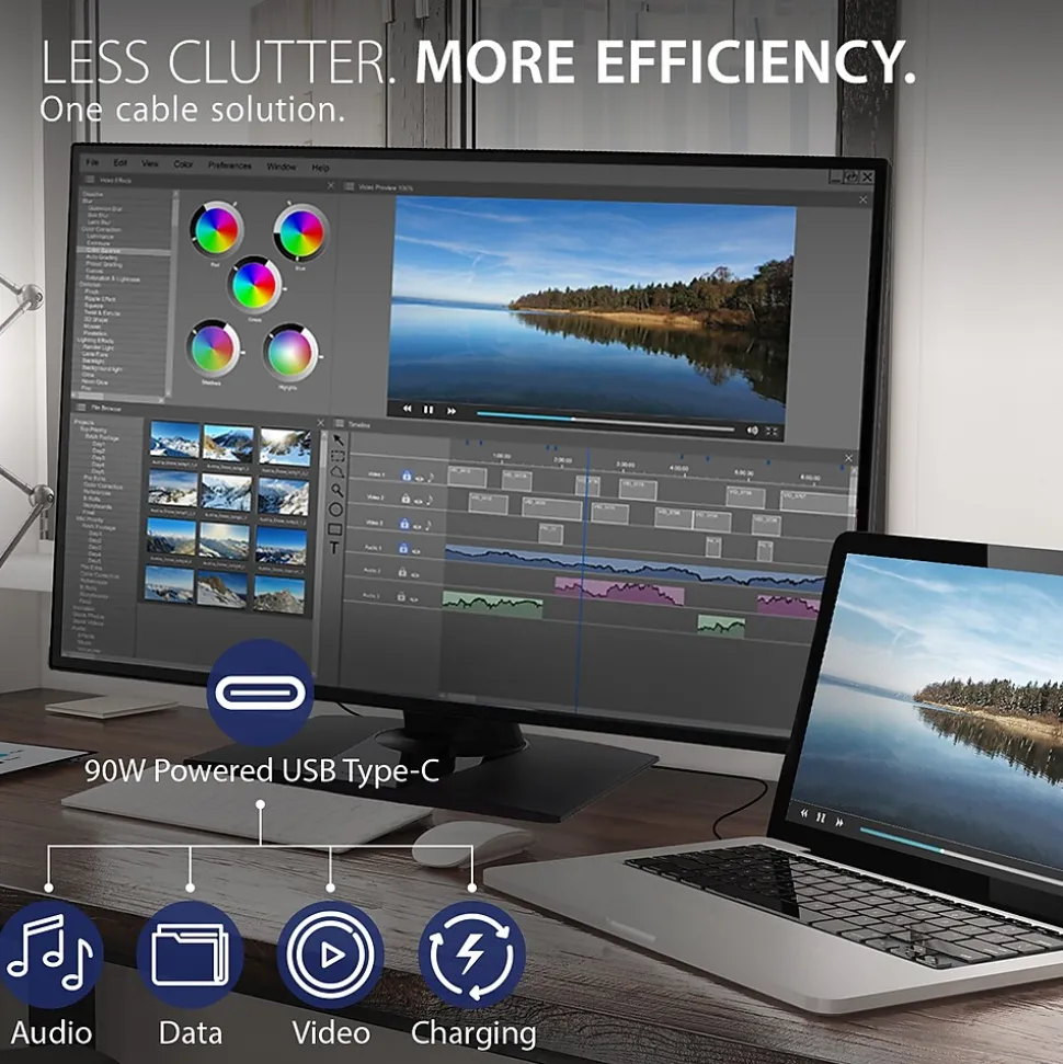 ViewSonic ColorPro 32" 4K Ultra HD 60 Hz LED Monitor, Black (VP3268A-4K)