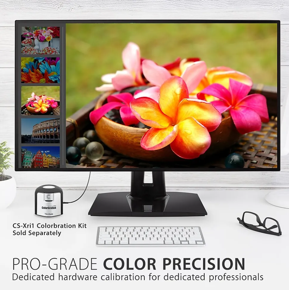 ViewSonic ColorPro 32" 4K Ultra HD 60 Hz LED Monitor, Black (VP3268A-4K)