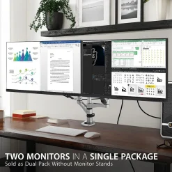 ViewSonic Dual Pack Head-Only 24" 60 Hz LED Monitor, Black (VG2455_56A_H2)