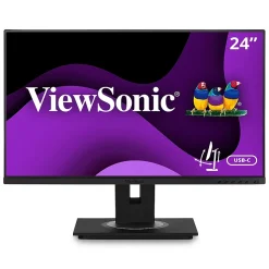 ViewSonic Ergonomic 24" 60Hz LCD Monitor, Black (VG2455)