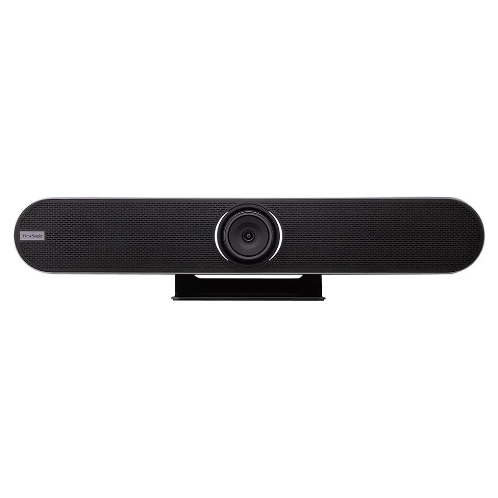 Viewsonic 4K (3840 x 2160) Wide-Angle Conference Webcam, 8 Megapixels, Black (VB-CAM-201)