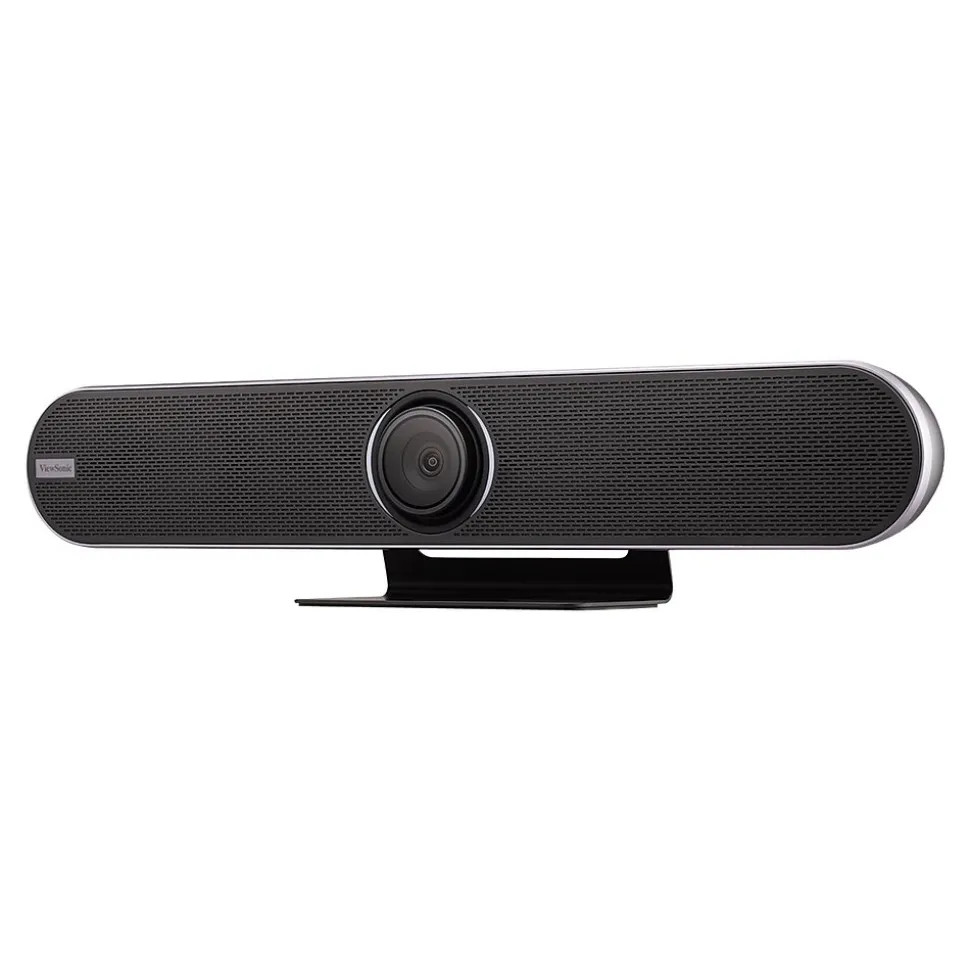 Viewsonic 4K (3840 x 2160) Wide-Angle Conference Webcam, 8 Megapixels, Black (VB-CAM-201)