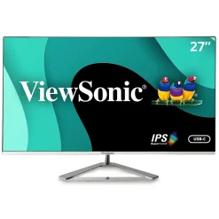 ViewSonic Thin-Bezel 27" 4K Ultra HD 60Hz LED Monitor, Silver (VX2776-4K-MHDU)