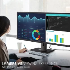 ViewSonic UltraWide WQHD 34" 60 Hz LCD Monitor, Black (VG3456)