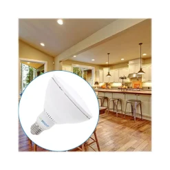 Viribright 8-Watt Cool White LED Floodlight Bulb, 4/Box (750333-4)