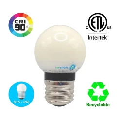 Viribright 2-Watt Daylight LED Bulb, Dozen (74566-12)